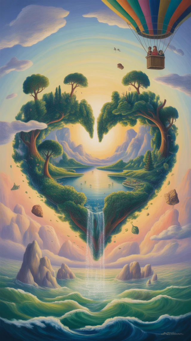Ideogram: Surreal Impressionistic Landscape AI Art Compared - v3.0 - Image 1