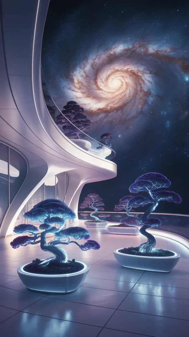 Futuristic Galaxy Terrace AI Art: Ideogram Versions Compared - v2.0 - Image 2