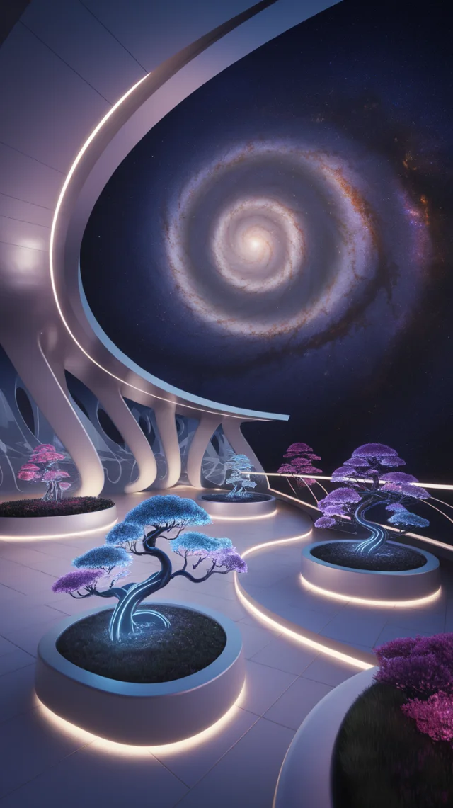 Futuristic Galaxy Terrace AI Art: Ideogram Versions Compared - v2.0 - Image 3
