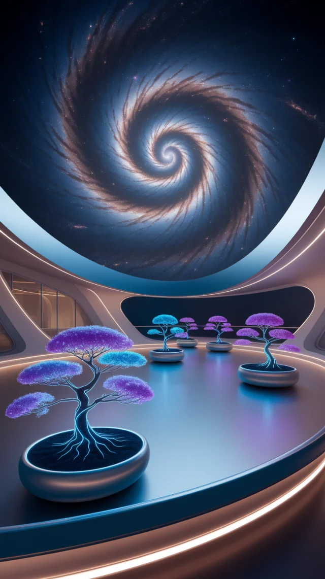 Futuristic Galaxy Terrace AI Art: Ideogram Versions Compared - v2a - Image 3