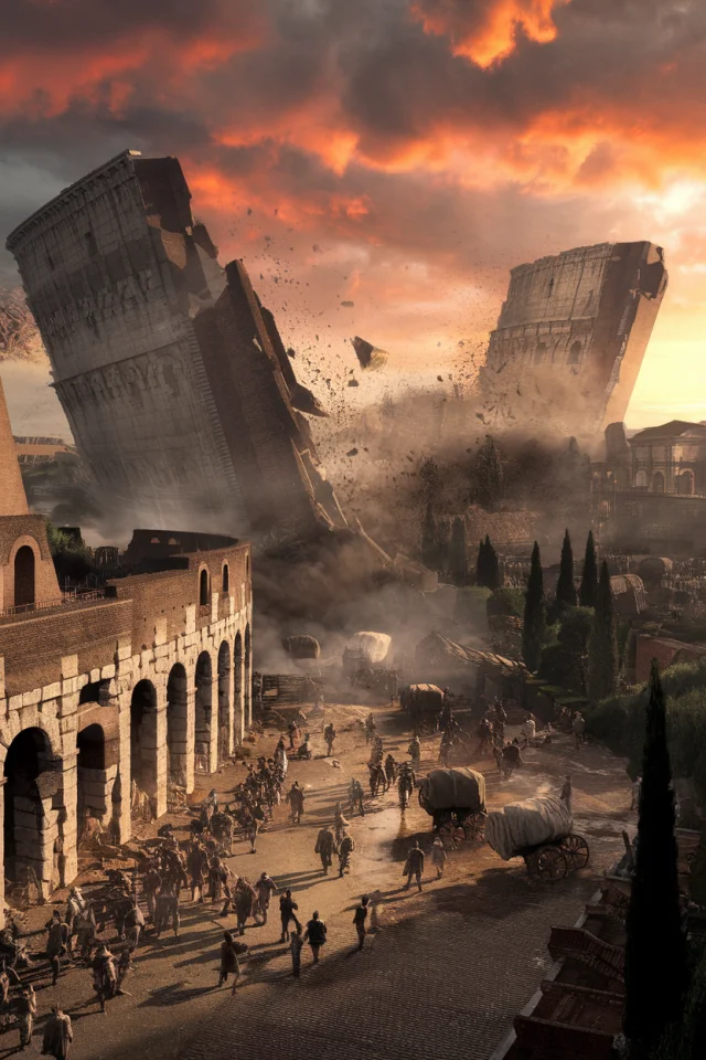 Dramatic Colosseum Collapse AI Art: Ideogram Versions Compared - v2.0 - Image 4