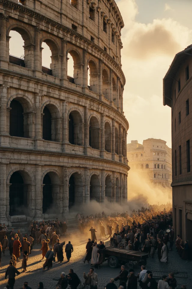 Dramatic Colosseum Collapse AI Art: Ideogram Versions Compared - v3.0 - Image 4