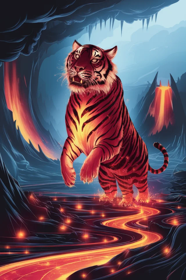 Ideogram: Best AI for Magical Lava Tiger Art? - v2.0 - Image 3
