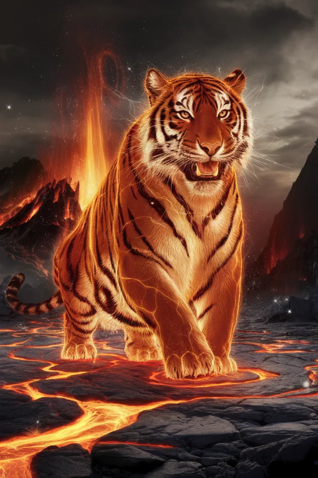 Ideogram: Best AI for Magical Lava Tiger Art? - v2.0 - Image 2