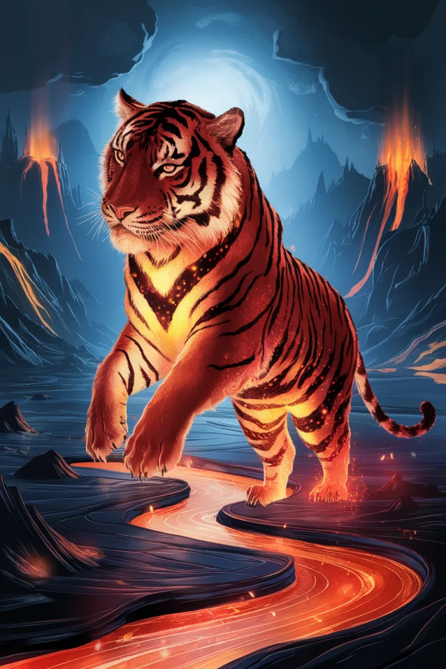 Ideogram: Best AI for Magical Lava Tiger Art? - v2.0 - Image 4