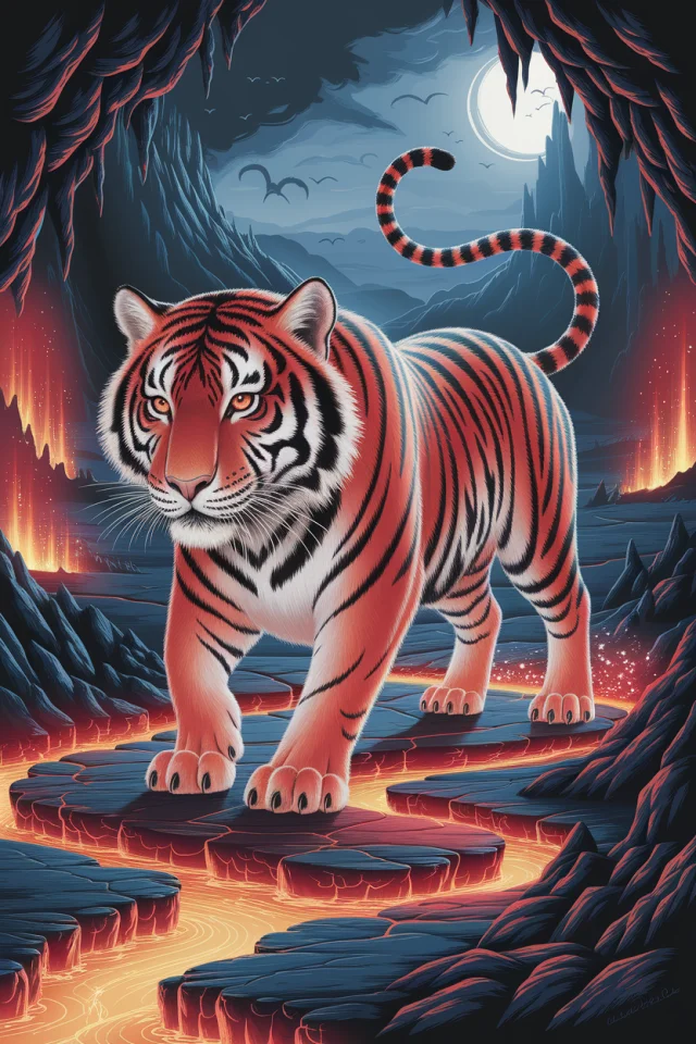 Ideogram: Best AI for Magical Lava Tiger Art? - v2a - Image 3