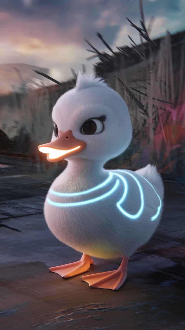 Ideogram: Best Neon Duck Conceptual Art (v2a, v2.0, v3.0) - v2.0 - Image 3