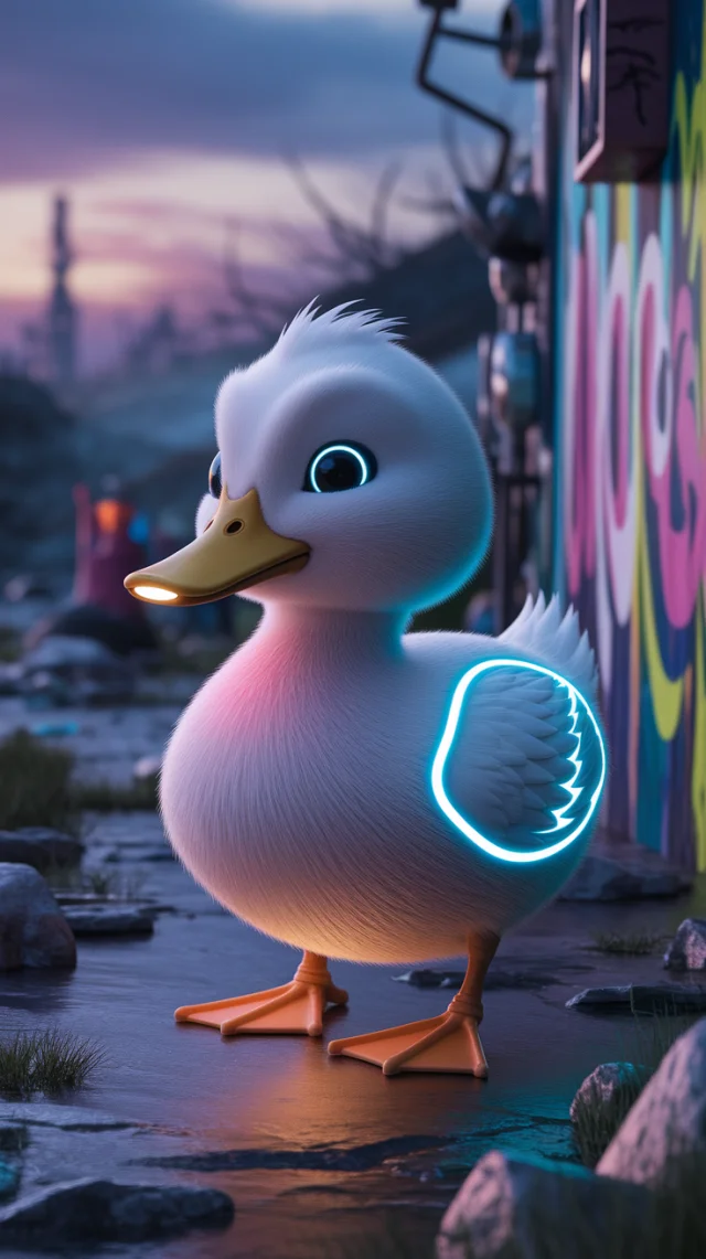 Ideogram: Best Neon Duck Conceptual Art (v2a, v2.0, v3.0) - v2a - Image 3