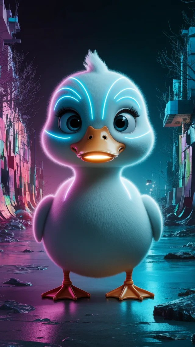 Ideogram: Best Neon Duck Conceptual Art (v2a, v2.0, v3.0) - v2a - Image 2
