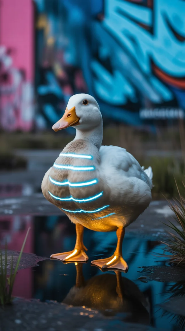 Ideogram: Best Neon Duck Conceptual Art (v2a, v2.0, v3.0) - v3.0 - Image 4