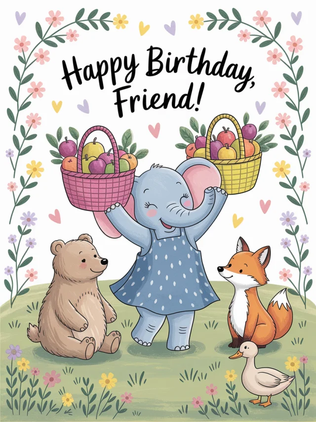 Ideogram Whimsical Birthday Card Art: Version Comparison - v2a - Image 2