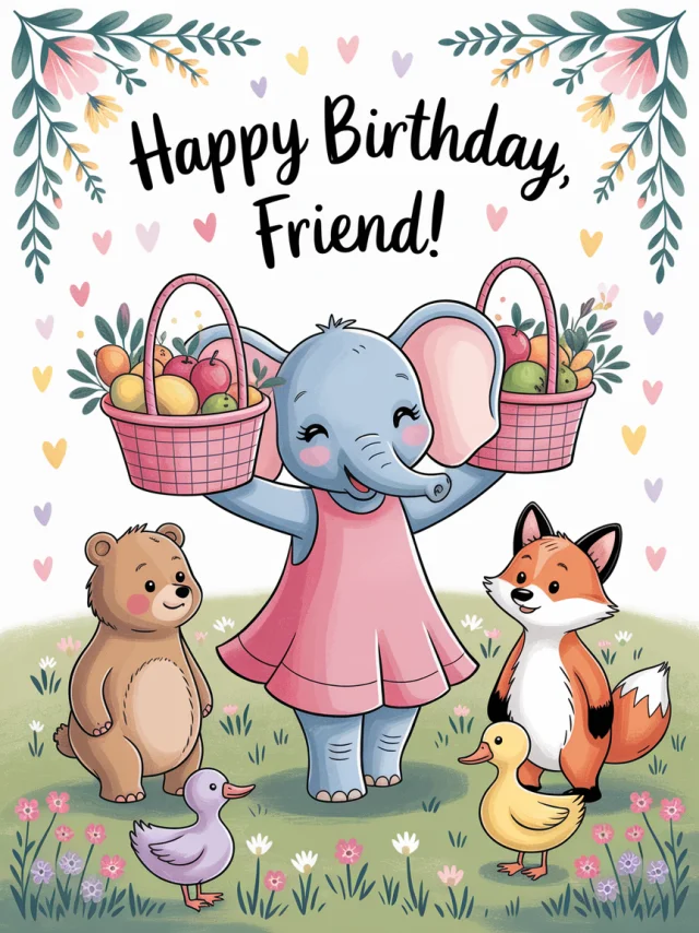 Ideogram Whimsical Birthday Card Art: Version Comparison - v2a - Image 3
