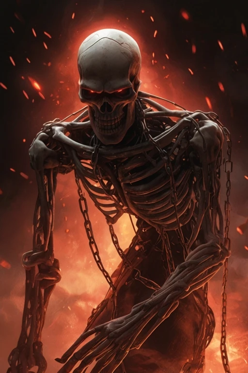 Skeleton Phone Wallpaper Warning: Leonardo AI Models Compared - leonardo vision xl - Image 2