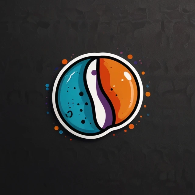 AI Flat Vector Sticker Logo: Leonardo Models Compared - leonardo lightning xl - Image 4