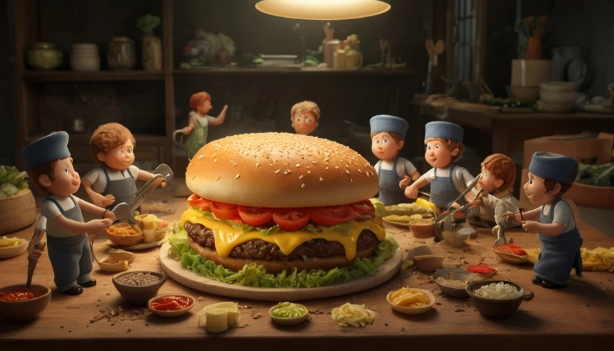 AI Creates Whimsical Miniature Food Art: Leonardo Models Test - leonardo vision xl - Image 4
