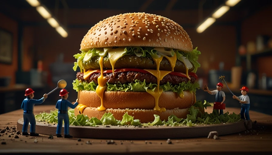 AI Creates Whimsical Miniature Food Art: Leonardo Models Test - leonardo lightning xl - Image 2