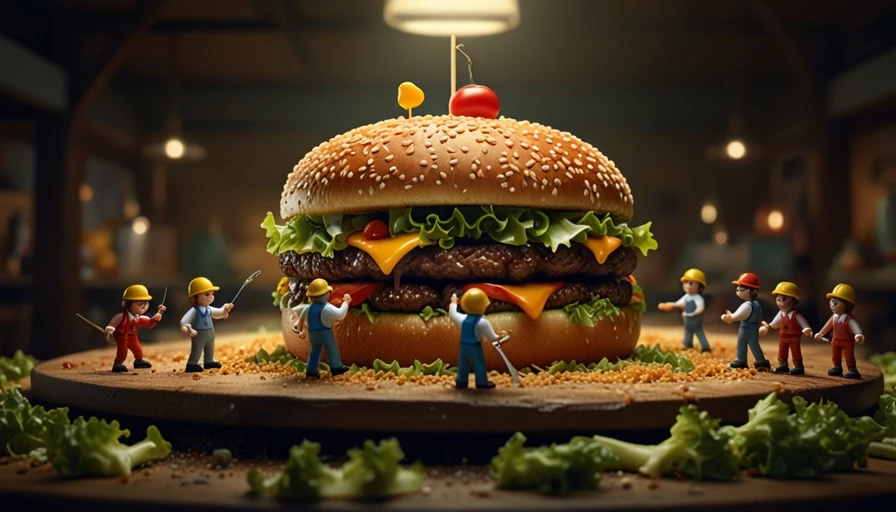 AI Creates Whimsical Miniature Food Art: Leonardo Models Test - leonardo lightning xl - Image 3