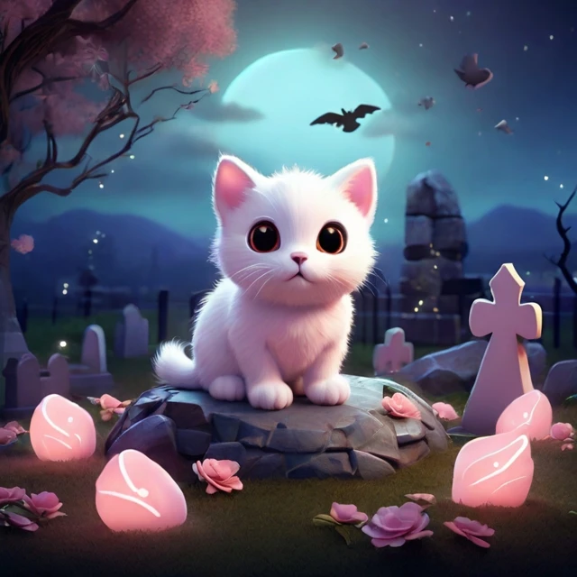 Leonardo AI: Whimsical Pet Ghost Illustrations Compared - leonardo diffusion xl - Image 4