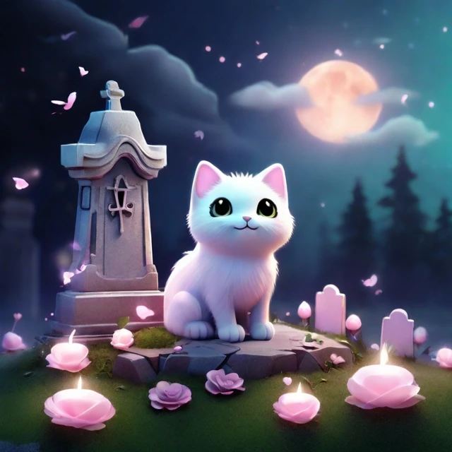 Leonardo AI: Whimsical Pet Ghost Illustrations Compared - leonardo diffusion xl - Image 2