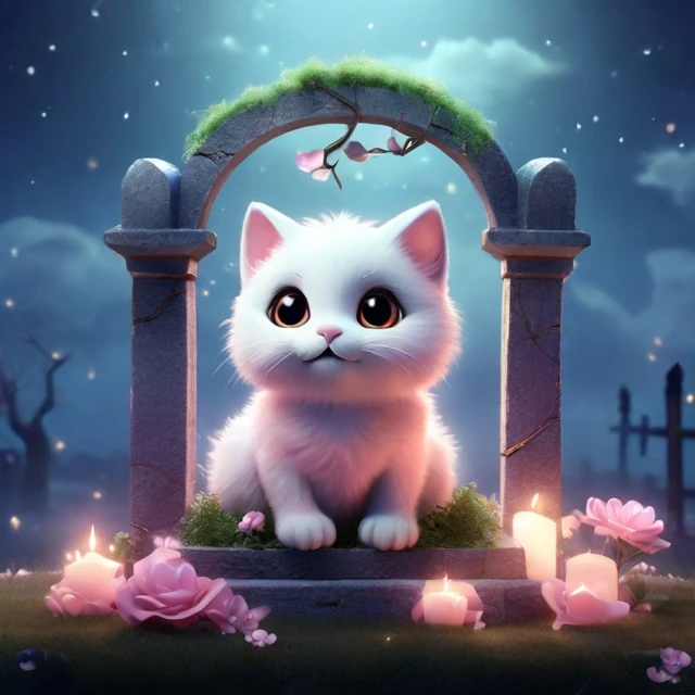 Leonardo AI: Whimsical Pet Ghost Illustrations Compared - leonardo diffusion xl - Image 3