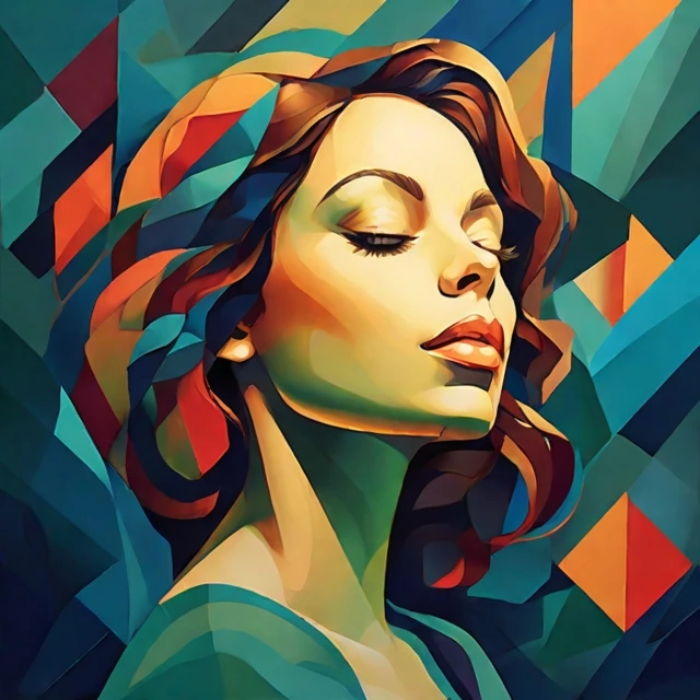 Modern Cubist Portrait AI Art: Leonardo Models Face Off - leonardo diffusion xl - Image 2