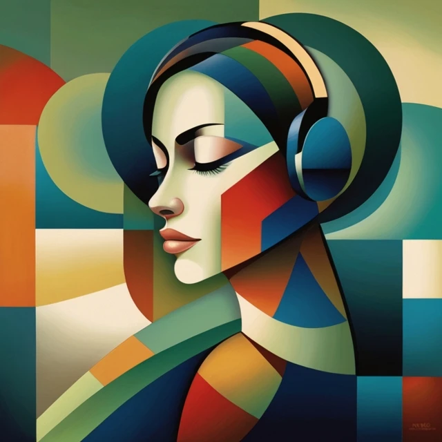 Modern Cubist Portrait AI Art: Leonardo Models Face Off - leonardo vision xl - Image 4