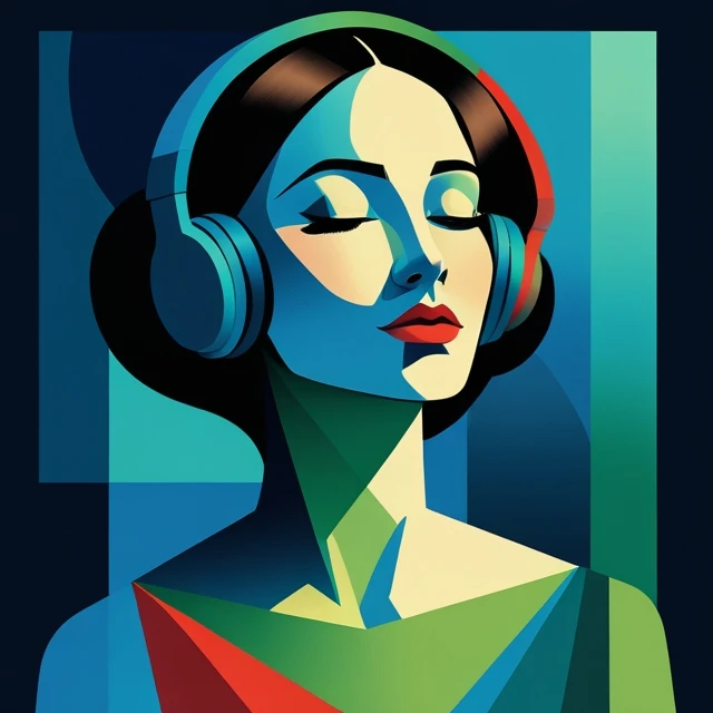 Modern Cubist Portrait AI Art: Leonardo Models Face Off - Leonardo Phoenix 1.0 - Image 2