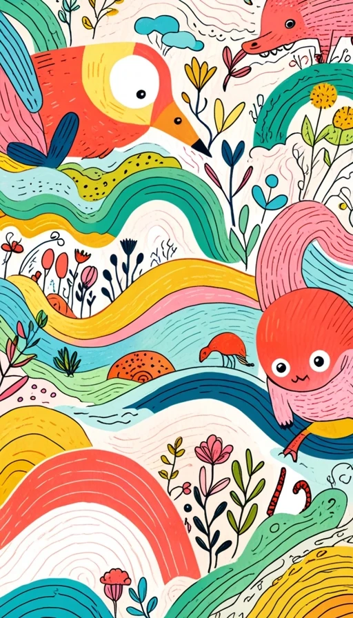 Whimsical Doodle Illustrations AI: Leonardo Models Compared - leonardo anime xl - Image 3