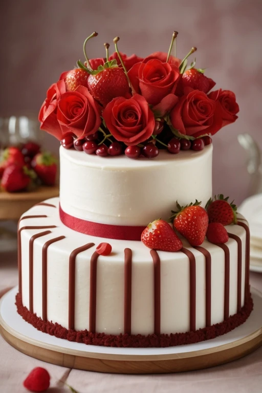AI Red Velvet Birthday Cakes: Leonardo Models Compared - leonardo vision xl - Image 3