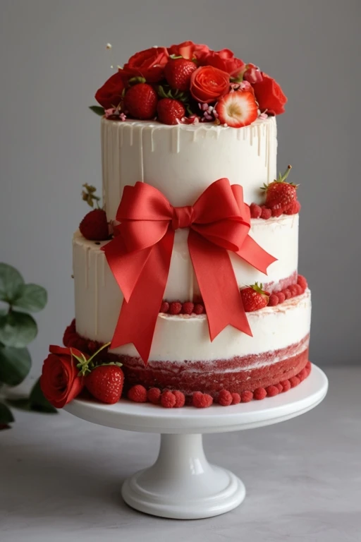 AI Red Velvet Birthday Cakes: Leonardo Models Compared - leonardo vision xl - Image 2