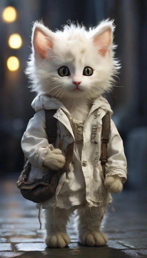 Cute Anthropomorphic Kitten AI Art: Leonardo Models Review - leonardo diffusion xl - Image 2