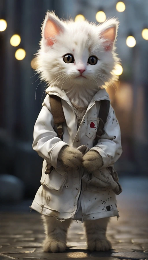 Cute Anthropomorphic Kitten AI Art: Leonardo Models Review - leonardo diffusion xl - Image 3