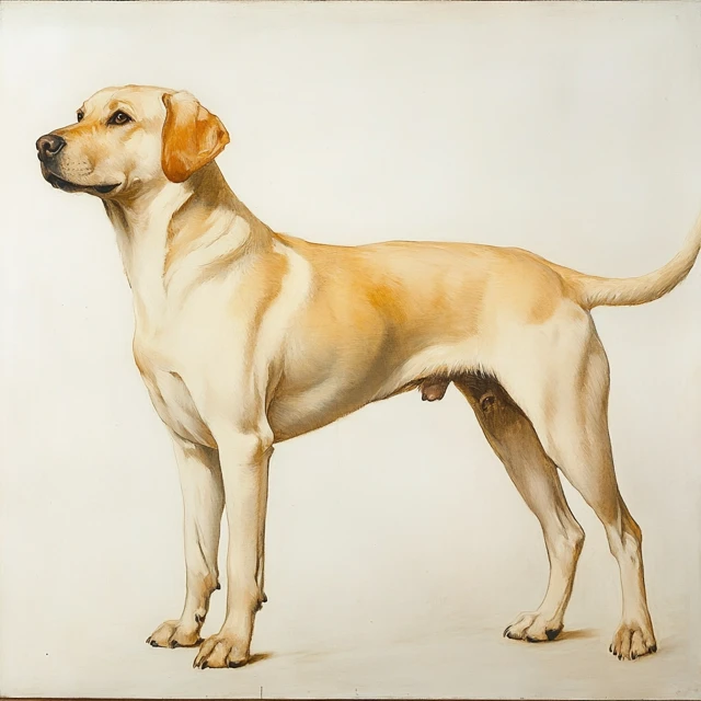 Sargent Style AI Dog Painting: Midjourney v5.2, v6.1 & v7.0 - v6.1 - Image 4