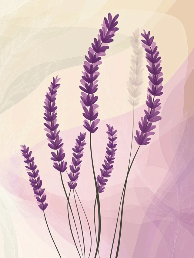 Lavender Vector Art: Midjourney v5.2-v7.0 Compared - v6.1 - Image 4