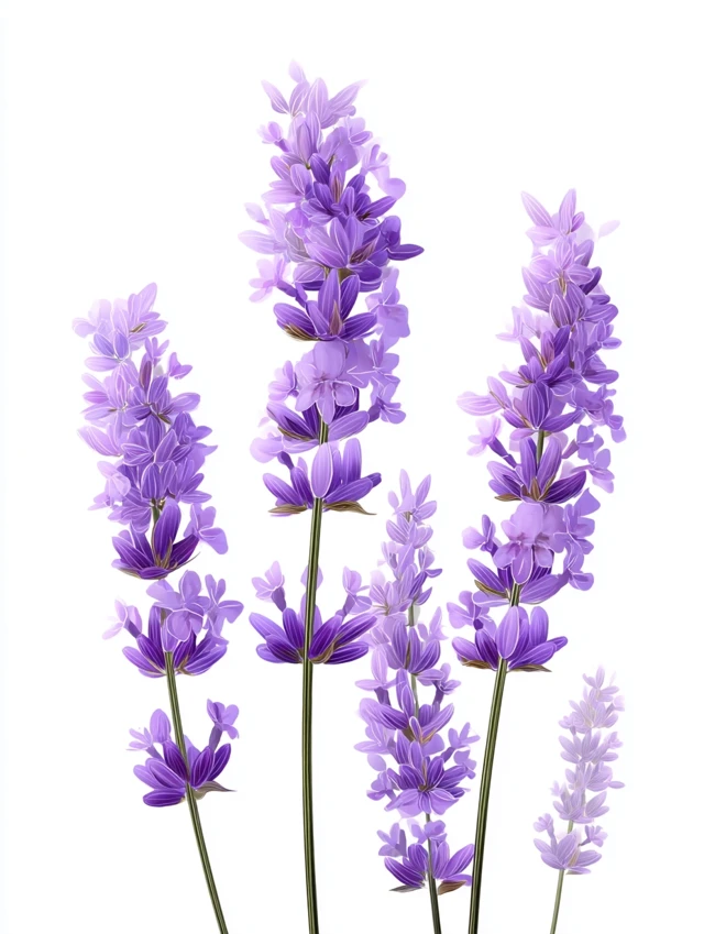 Lavender Vector Art: Midjourney v5.2-v7.0 Compared - v7.0 - Image 3
