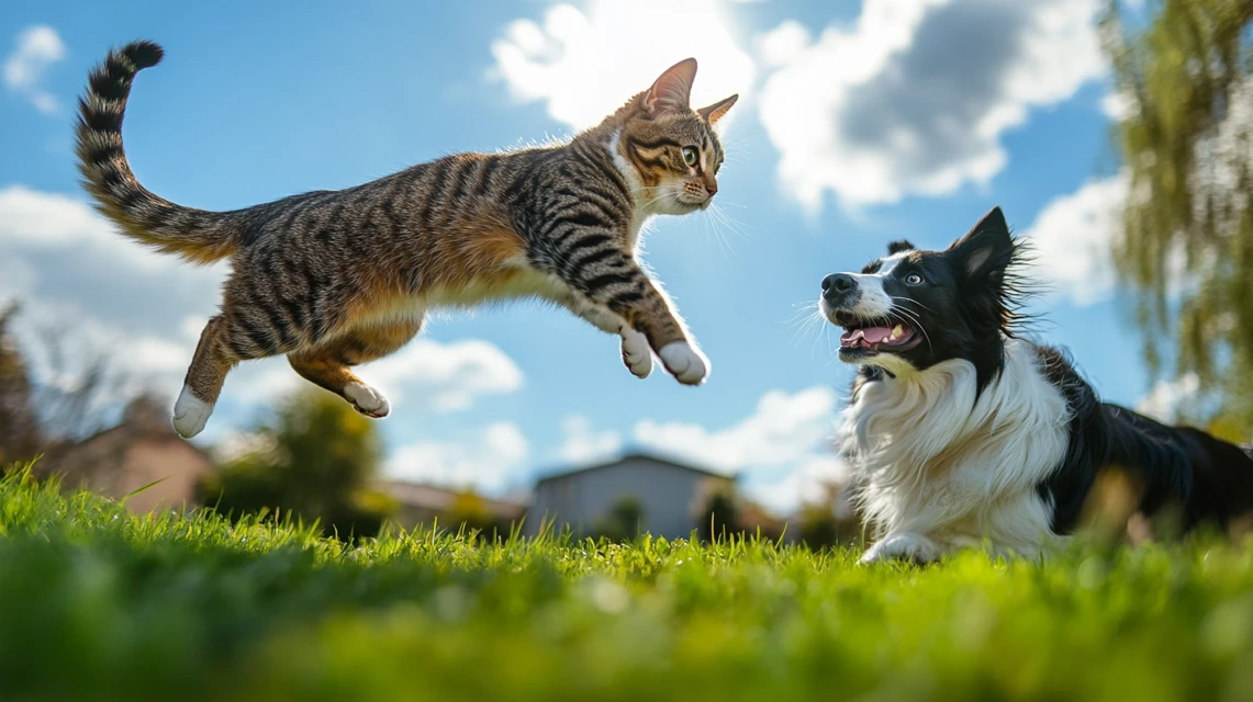 Midjourney: Cinematic Pet Action Photography AI Compared - v6.1 - Image 3