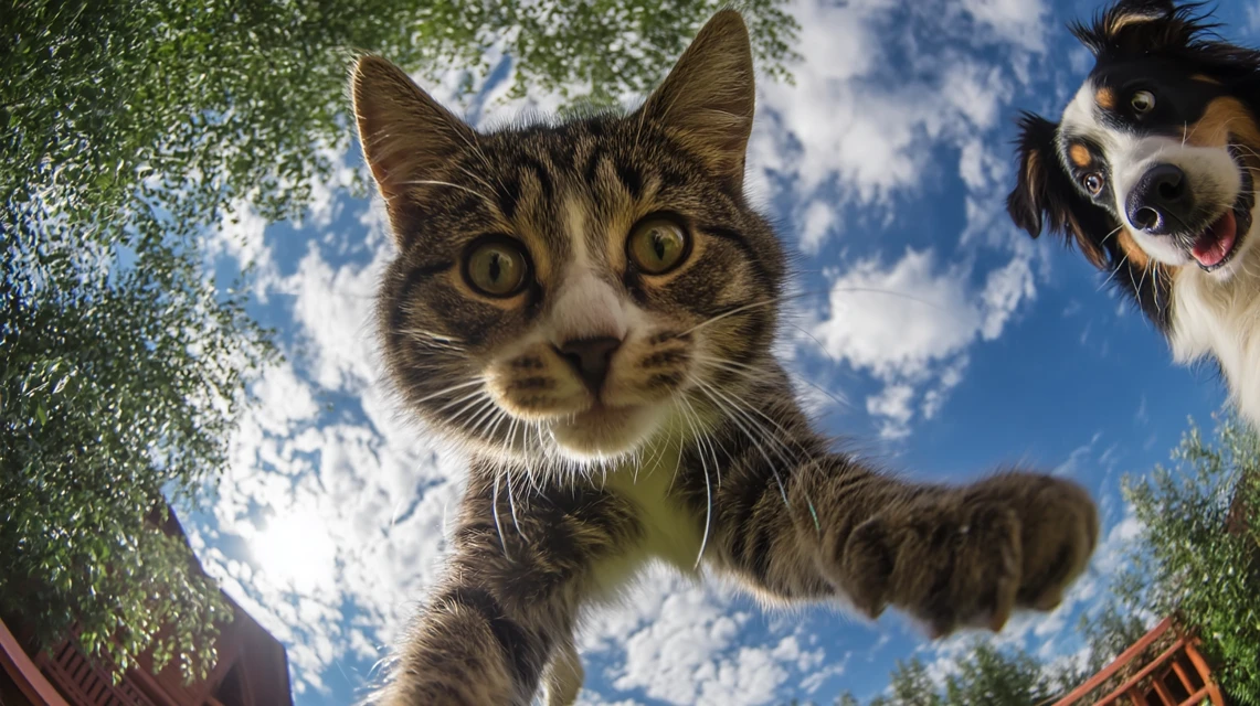 Midjourney: Cinematic Pet Action Photography AI Compared - v7.0 - Image 4
