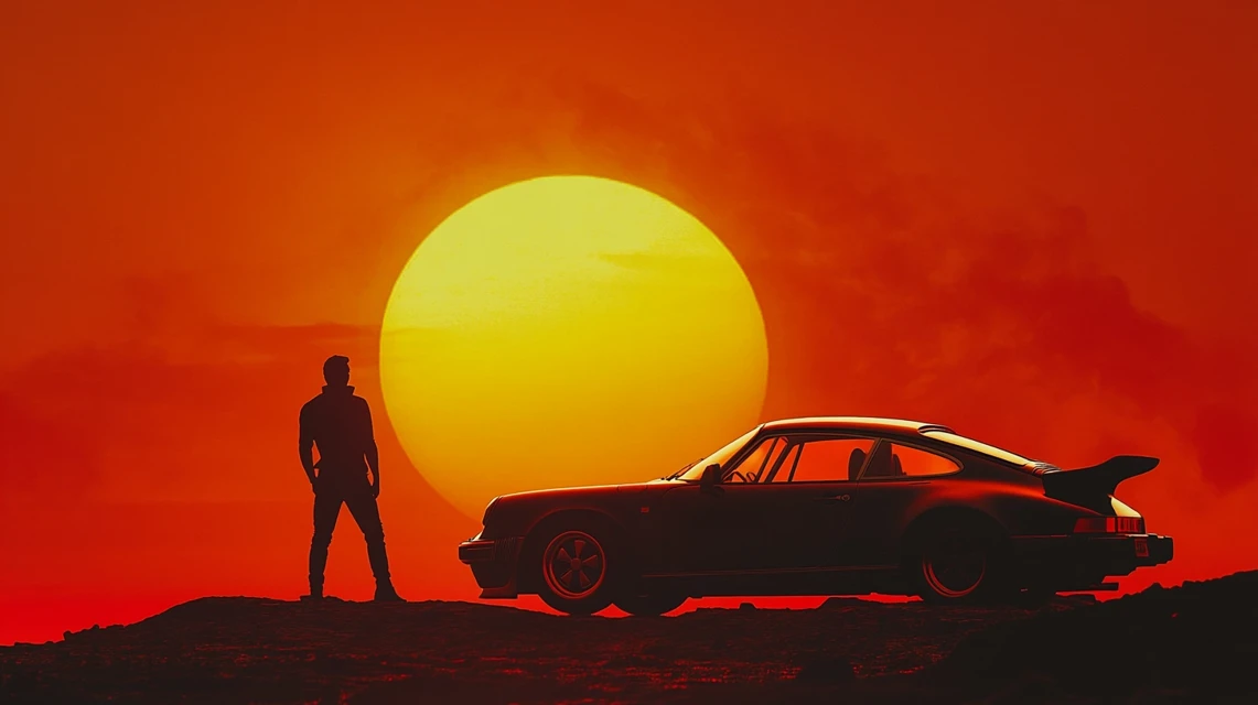 Retro Sci-Fi Car Posters: MidJourney v5.2-v7.0 AI Art - v6.1 - Image 4