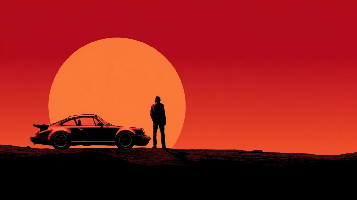 Retro Sci-Fi Car Posters: MidJourney v5.2-v7.0 AI Art - v7.0 - Image 3