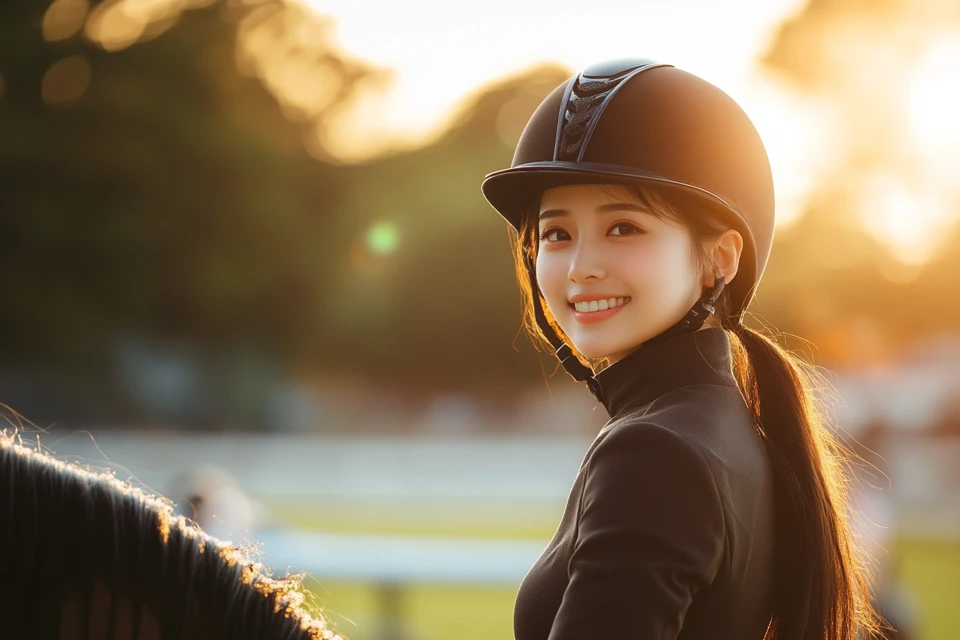 AI Equestrian Ads: MJ v5.2, v6.1, v7.0 Comparison - v6.1 - Image 3