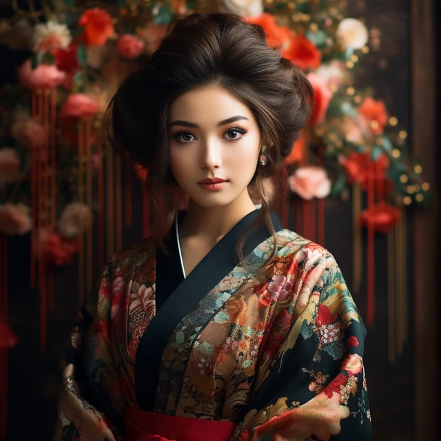 MJ v5.2 vs v6.1 vs v7: Best Japanese Kimono Girl Portraits - v5.2 - Image 3