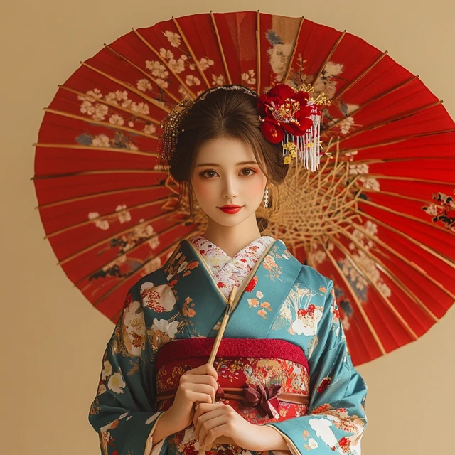 MJ v5.2 vs v6.1 vs v7: Best Japanese Kimono Girl Portraits - v6.1 - Image 4