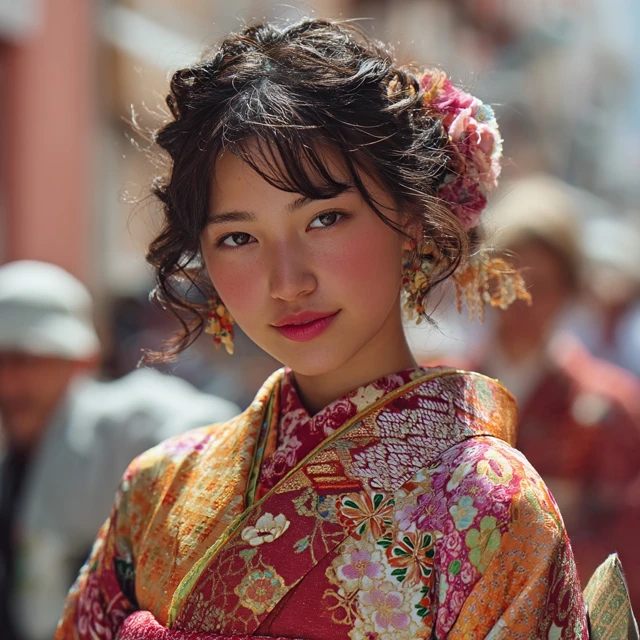 MJ v5.2 vs v6.1 vs v7: Best Japanese Kimono Girl Portraits - v7.0 - Image 2