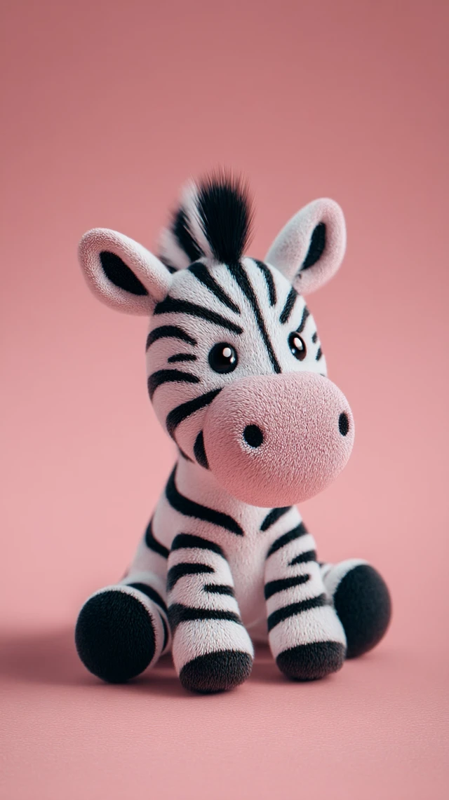 Cartoony Zebra Plush Toy Designs: Midjourney v5.2-v7.0 - v7.0 - Image 2