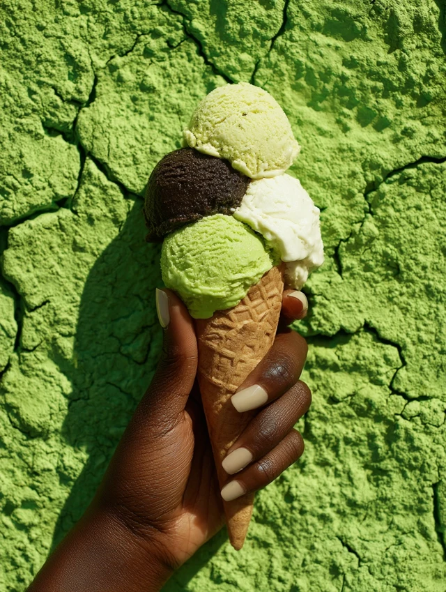 Midjourney’s Photorealistic Melting Ice Cream Test - v7.0 - Image 2