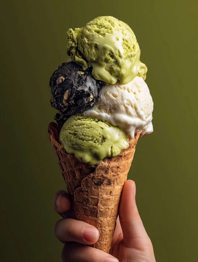 Midjourney’s Photorealistic Melting Ice Cream Test - v7.0 - Image 1