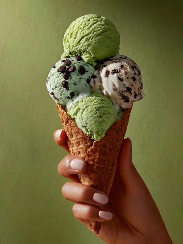 Midjourney’s Photorealistic Melting Ice Cream Test - v7.0 - Image 3