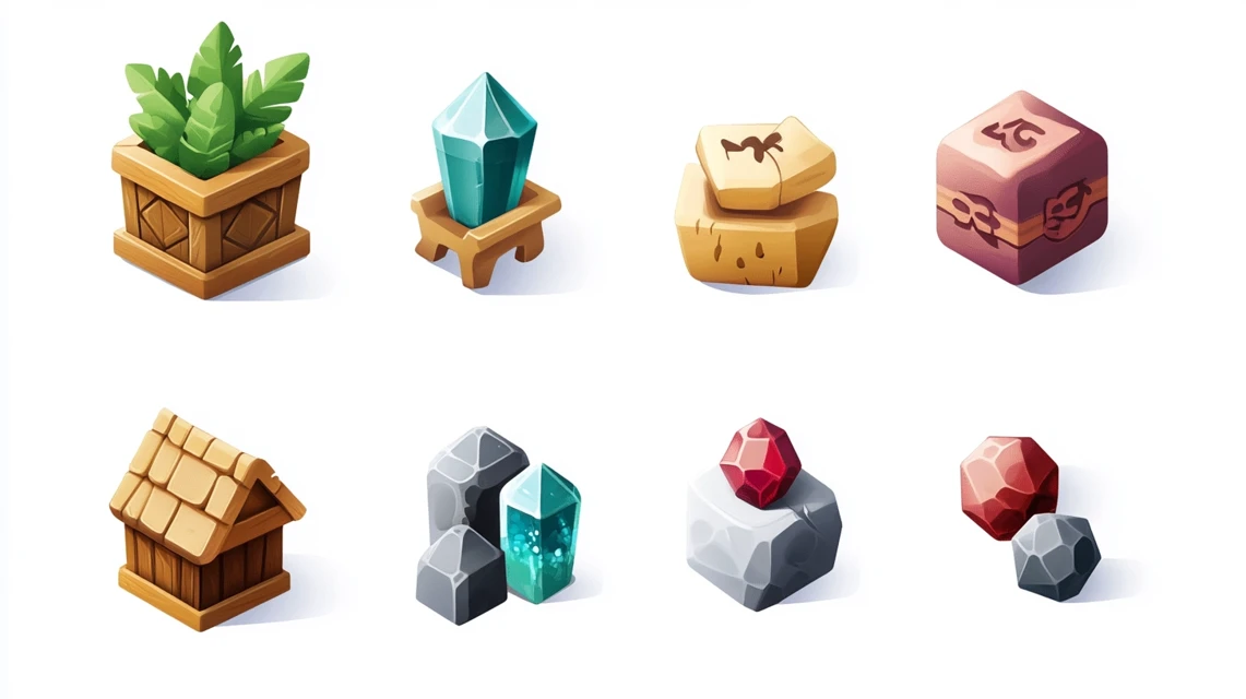 Midjourney’s Best 3D Cartoon Game Asset Icons (v5.2-v7) - v6.1 - Image 4