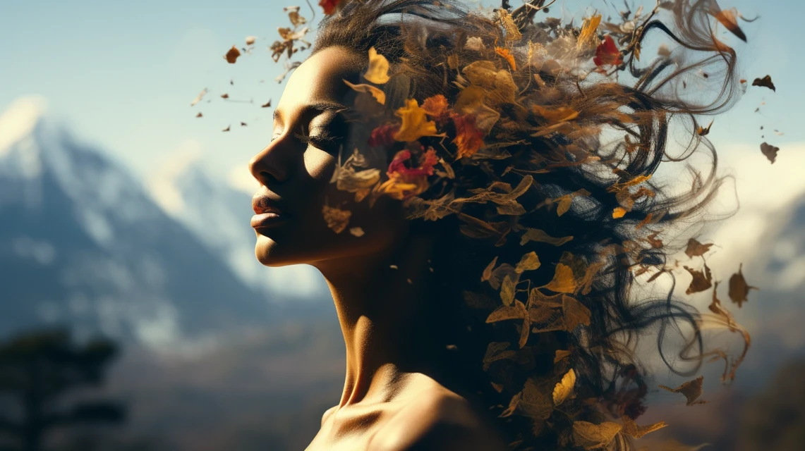 Midjourney Double Exposure Woman Earth Art: v5.2-v7 Review - v5.2 - Image 3
