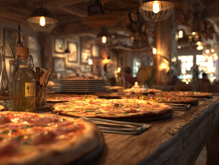 MidJourney’s Evolution in Rustic Italian Pizza Restaurant Imagery - v7.0 - Image 4